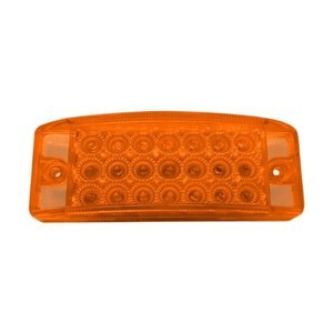PLAFÓN RECTANGULAR CON 21 LEDS CON ESTROBO ÁMBAR. (PIEZA)