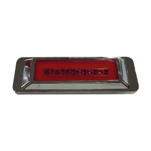 PLAFÓN CUADRADO CON 6 LEDS, CON OJO DE ANGEL TIPO GEL, COLOR ROJO. (ALTA, BAJA Y ESTROBO) (PIEZA)