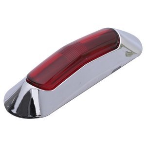 LA-POG2R PLAFÓN OVALADO C/2 LEDS TIPO GEL Y FUNCION DE ESTROBO, ROJO (PIEZA)