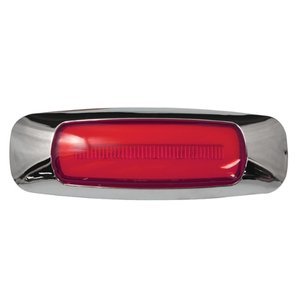 LA-POG4R PLAFÓN OVAL UNIV PARA CAMIÓN CON 4 LEDS, OJO DE ANGEL TIPO GEL Y FUNCIONES, COLOR ROJ (ALT,BAJ Y ES) (PIEZA)