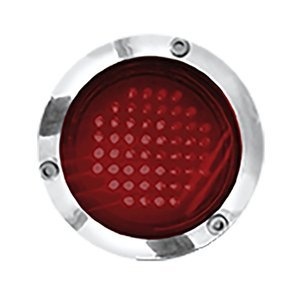 PLAFÓN REDONDO PARA CAMIÓN CON 4 FUNCIONES DE 52 LEDS ROJO. (PIEZA)