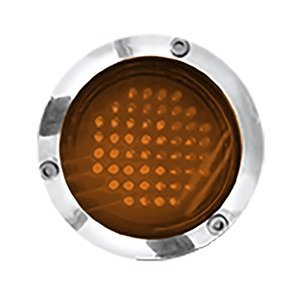 PLAFÓN REDONDO PARA CAMIÓN CON 4 FUNCIONES DE 52 LEDS ÁMBAR. (PIEZA)
