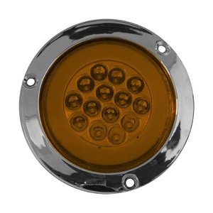 PLAFÓN REDONDO 14 LEDS C/ OJO DE ÁNGEL TIPO GEL ÁMBAR (PIEZA)