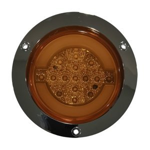 PLAFÓN REDONDO C/15 LED, OJO DE ANGEL TIPO GEL Y FUNCIONES, ÁMBAR (ALTA, BAJA, ESTR (PIEZA)