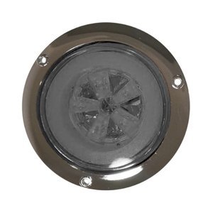PLAFÓN REDONDO UNIV. CON 5 LED, OJO DE ANGEL TIPO GEL Y FUNCIONES, COLOR BLANCO. (ALTA, BAJA Y ESTRO (PIEZA)