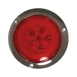 PLAFÓN REDONDO UNIV.  5 LEDS,  CON OJO DE ANGEL TIPO GEL Y FUNCIONES, COLOR ROJO. (ALTA, BAJA Y ESTR (PIEZA)
