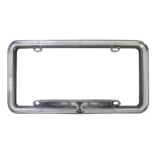 PORTAPLACA DE LUZ NEÓN AZUL BLANCO. (PIEZA)