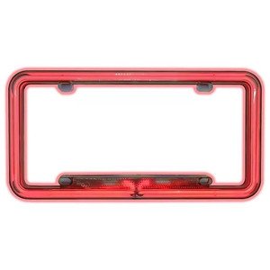 PORTAPLACA DE LUZ NEÓN AZUL BLANCO MORADO ROJO. (PIEZA)