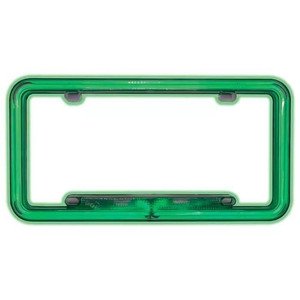 PORTAPLACA DE LUZ NEÓN AZUL BLANCO MORADO VERDE. (PIEZA)