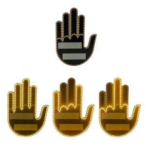 SEÑAL DE MANO CON GESTOS, CON LED, CONTROL Y CARGADOR USB (PIEZA)