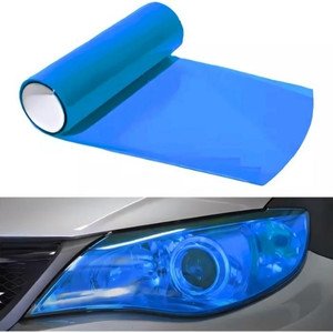 PAPEL AUTOADHERIBLE PARA FARO DE 0.30X10 M AZUL. (ROLLO)