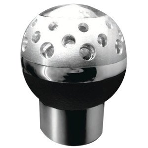 PERILLA CROMO / NEGRO CON ESPACIO PARA GATILLO TIPO CHEVY (PIEZA)