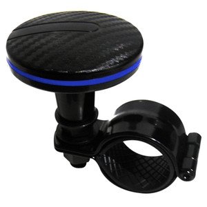 PERILLA PARA VOLANTE COMBINADA CON VINIL NEGRO CON AZUL (PIEZA)