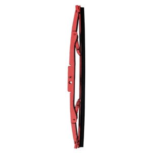 PLUMA LIMPIAPARABRISAS DOBLE DELGADA CROMO CON ROOJO 18 (PAR)