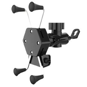 PORTA CELULAR CON CARGADOR USB IR-003 BASE MANUBRIO (PIEZA)