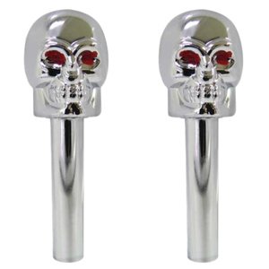 SEGURO DE PUERTA CROMO DE CALAVERA (PAR)