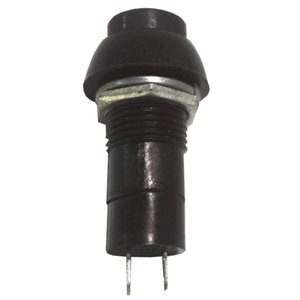 SWITCH TIPO BOTON NEGRO ON/OFF GRANDE DE 1.8x3.4 cm (PIEZA)