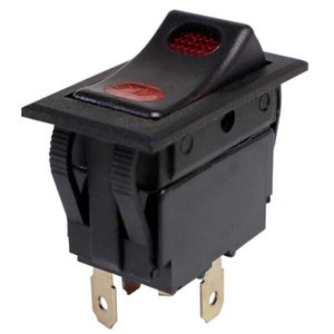 SWITCH AUTOMOTRIZ CON LUZ 2 PASOS (PIEZA)