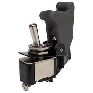 SWITCH AUTOMOTRIZ 1 PASO TAPA NEGRA. (PIEZA)