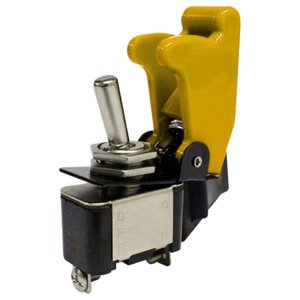 SWITCH AUTOMOTRIZ 1 PASO TAPA AMARILLO (PIEZA)
