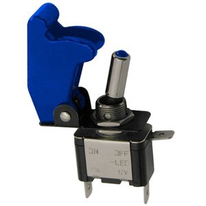 SWITCH 1 PASO TAPA AZUL T/AVION C/LUZ AZUL (PIEZA)