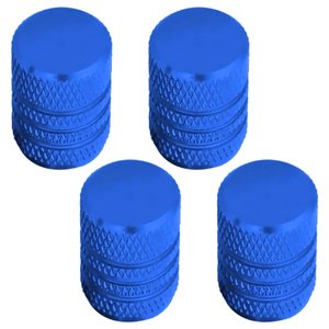 TAPON DE VALVULA CILINDRICO 4 PZAS. AZUL (JUEGO)