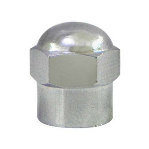 TAPON DE VALVULA CROMO 4 PZAS BLISTER (JUEGO)
