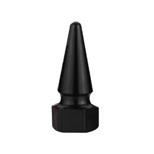 TAPON DE VALVULA CONO 4 PZAS. NEGRO (JUEGO)