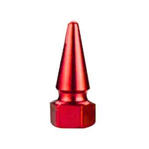 TAPON DE VALVULA CONO 4 PZAS. ROJO (JUEGO)