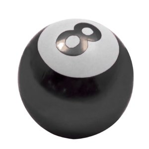 TAPON DE VALVULA BOLA 8 4 PZAS NEGRO (JUEGO)
