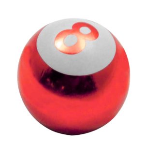 TAPON DE VALVULA BOLA 8 4 PZAS ROJO (JUEGO)