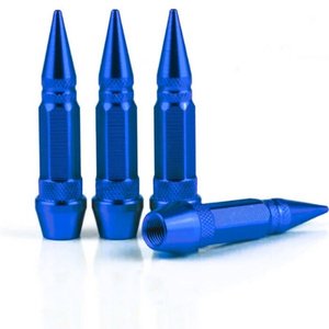 TAPON DE VALVULA BALA GRANDE 4 PZAS. AZUL (JUEGO)