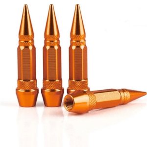 TAPON DE VALVULA BALA GRANDE 4 PZAS. NARANJA (JUEGO)