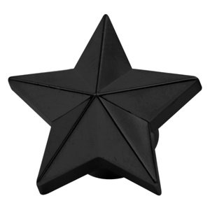 TAPON DE VALVULA ESTRELLA 4 PZAS. NEGRO (JUEGO)