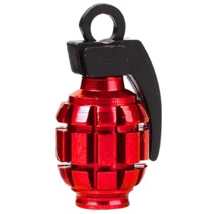TAPON DE VALVULA GRANADA 4 PZAS. ROJO (JUEGO)