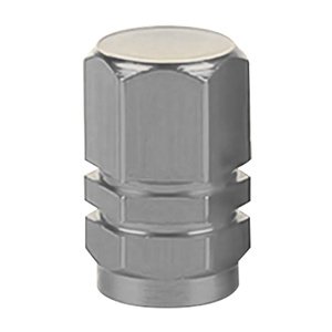 TAPON DE VALVULA HEXAGONAL 4 PZAS. GRIS (JUEGO)