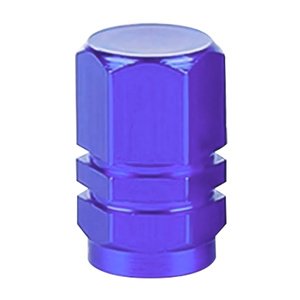 TAPON DE VALVULA HEXAGONAL 4 PZAS. NARANJA MORADO (JUEGO)