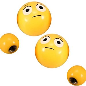 TAPON DE VALVULA EMOJI EMOCIÓN 4 PZAS (JUEGO)