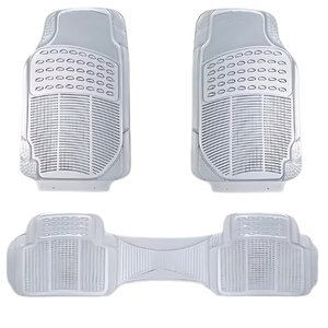 TAPETE DE VINIL 3 PIEZAS 3.2KG BLANCO (JUEGO)