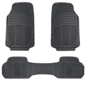 TAPETE DE VINIL 3 PIEZAS 3.2KG NEGRO (JUEGO)