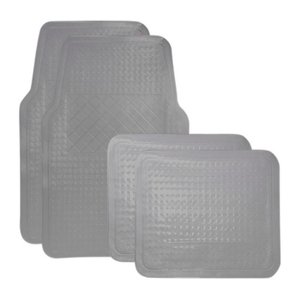 TAPETE DE VINIL 4 PIEZAS PANAL 3.1KG CLARO (JUEGO)