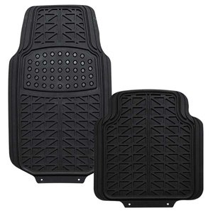 TAPETE GRUESO 4PZAS NEGRO (JUEGO)