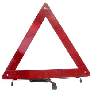 TRIANGULO DE SEÑALIZACION DE PLASTICO (JUEGO)