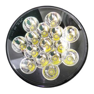 UNIDAD REDONDA DE 7in C/15 HIPERLEDS DE 3W CADA UNO/PAR (PAR)