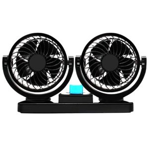 VENTILADOR DOBLE 4.5in ASPAS PLASTICO BASE PLANA (PIEZA)