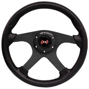 VOLANTE AUTOMOTRIZ 4 BR NEGRO. (PIEZA)