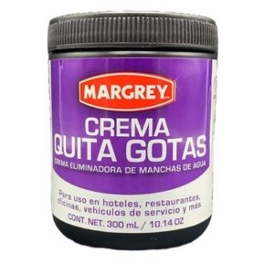 LIMPIADOR EN CREMA QUITAGOTAS MARGREY 300 ML (PIEZA)