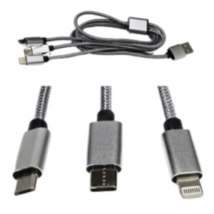 CABLE 3/1 USB C LIGHTINNG (PIEZA)