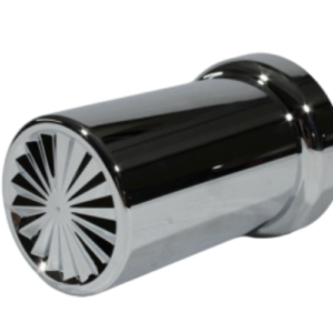 CAPUCHÓN PLÁSTICO CROMADO CON ROSCA DIÁMETRO EXTERIOR 5.6 CM (PIEZA)