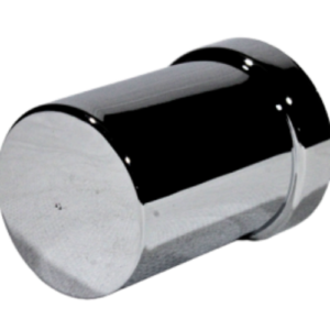 CAPUCHÓN PLÁSTICO CROMADO CIRCULO 42MM ALTO ROSCA (PIEZA)